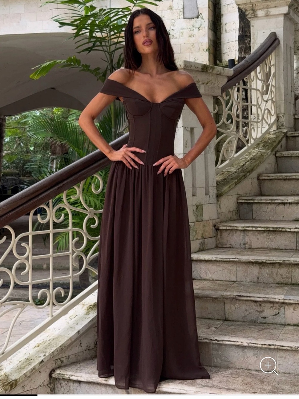Outcast  Junipia Maxi Dress in Chocolate